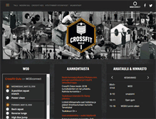 Tablet Screenshot of crossfitoulu.com